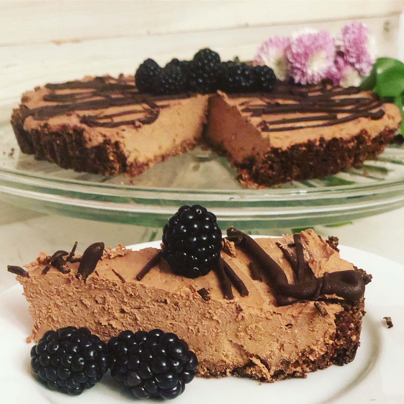 Low-Carb Rich Chocolate Cheesecake