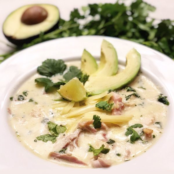 Cheesy Chicken Enchilada Verde Soup for the Instant Pot - Artful Palate